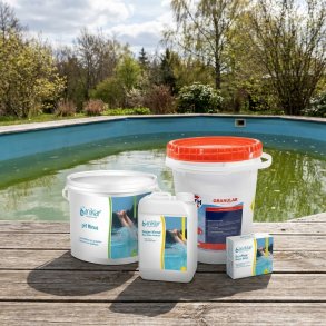 Saniklar Pool opstart kemi stor med HTH klor